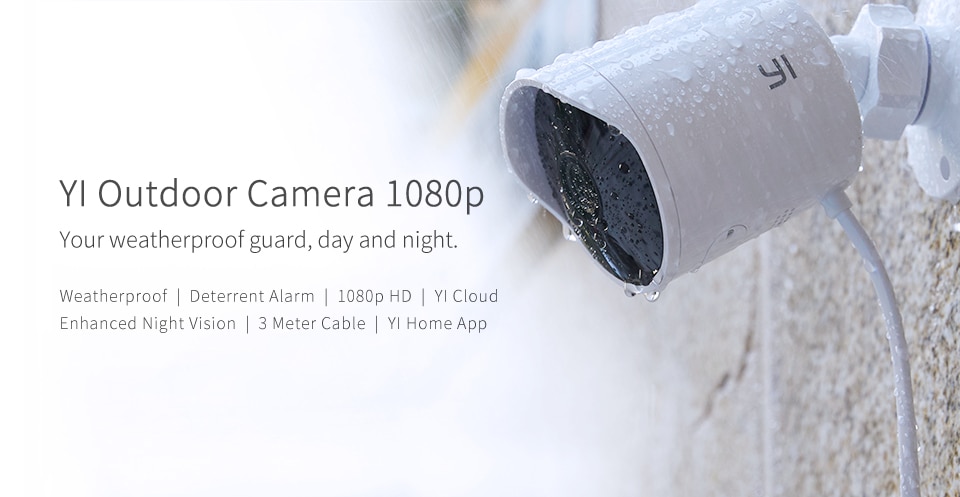 מצלמת האבטחה החיצונית של Yi – Yi Outdoor security Camera במחיר הזיה!