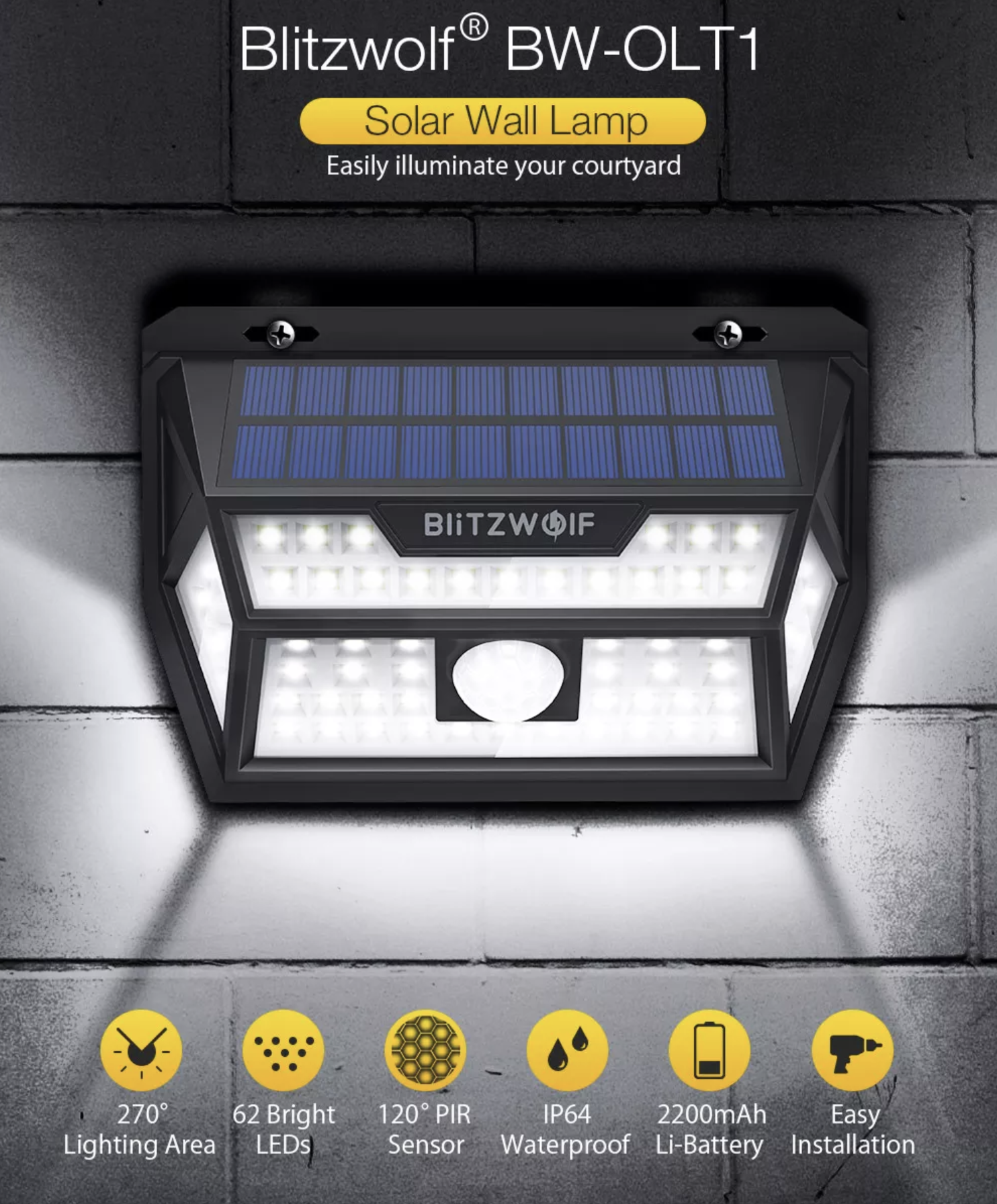גוף תאורה חיצוני אוטומטי Blitzwolf BW-OLT1 במחיר סייל! צילום מסך 2019.09.09 ב.5.35.41