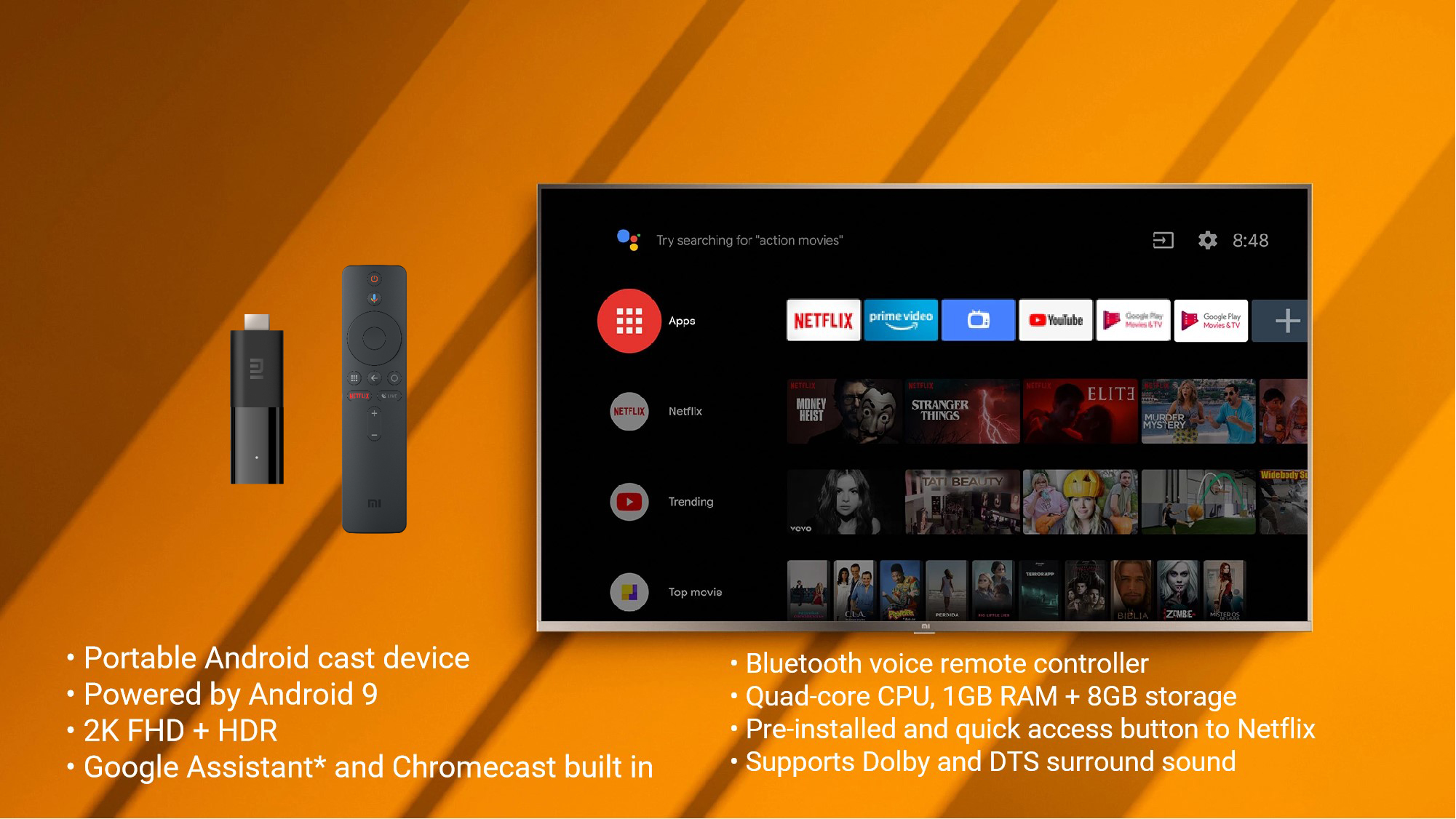 ה Xiaomi Mi TV Stick – הסטרימר הזעיר של שיאומי!