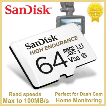 כרטיסי זכרון עמידים לחום Sandisk High Endurance