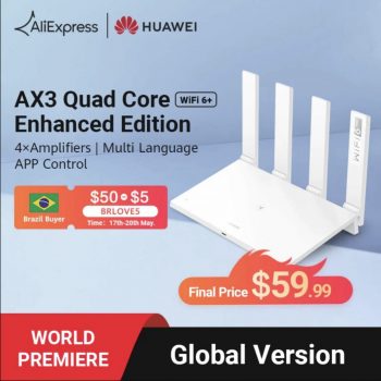 ראוטר מפלצתי אמיתי!HUAWEI WiFi AX3  Enhanced Edition כולל WiFi 6 במחיר הזייה!