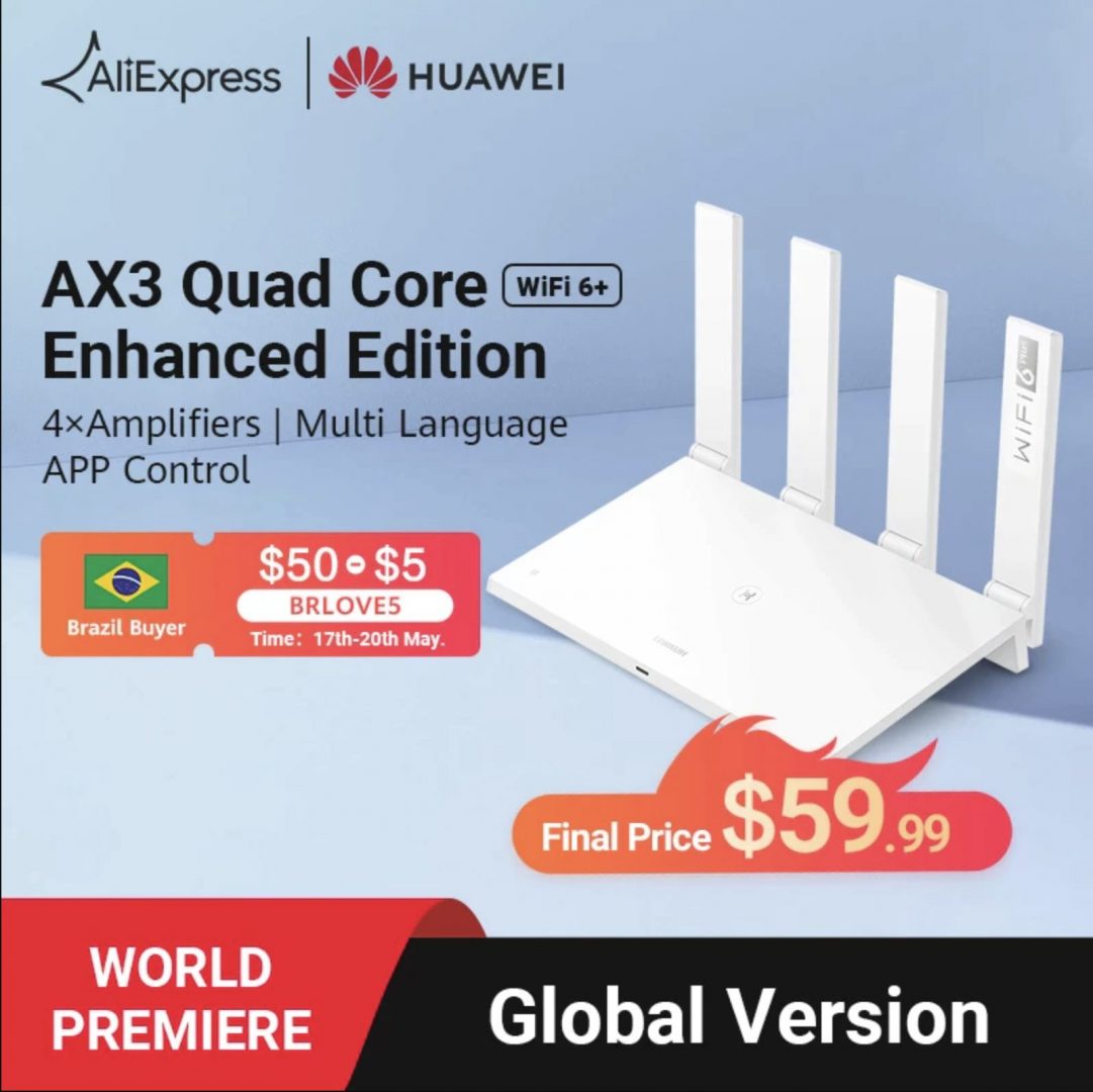 ראוטר מפלצתי אמיתי!HUAWEI WiFi AX3 Enhanced Edition כולל WiFi 6 במחיר הזייה! צילום מסך 2021-06-21 ב-19.06.02