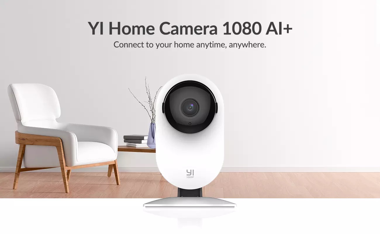 מצלמת האבטחה/מוניטור  Yi home 1080P AI plus במחיר חיסול הזוי!