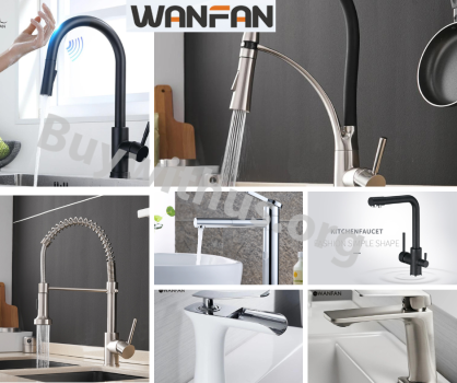 ברזי WANFAN הנשלפים האהובים עם או בלי הפעלה במגע במחיר מדהים!