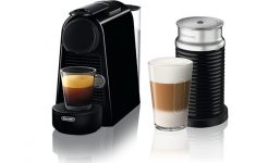 מכונת קפה Nespresso Delonghi Essenza Mini פלוס מקציף חלב Aeroccino 3