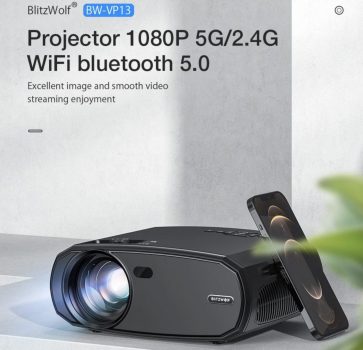 המקרן הנהדר BlitzWolf BW-VP13 איכות הקרנה מעולה במחיר חסר תקדים!