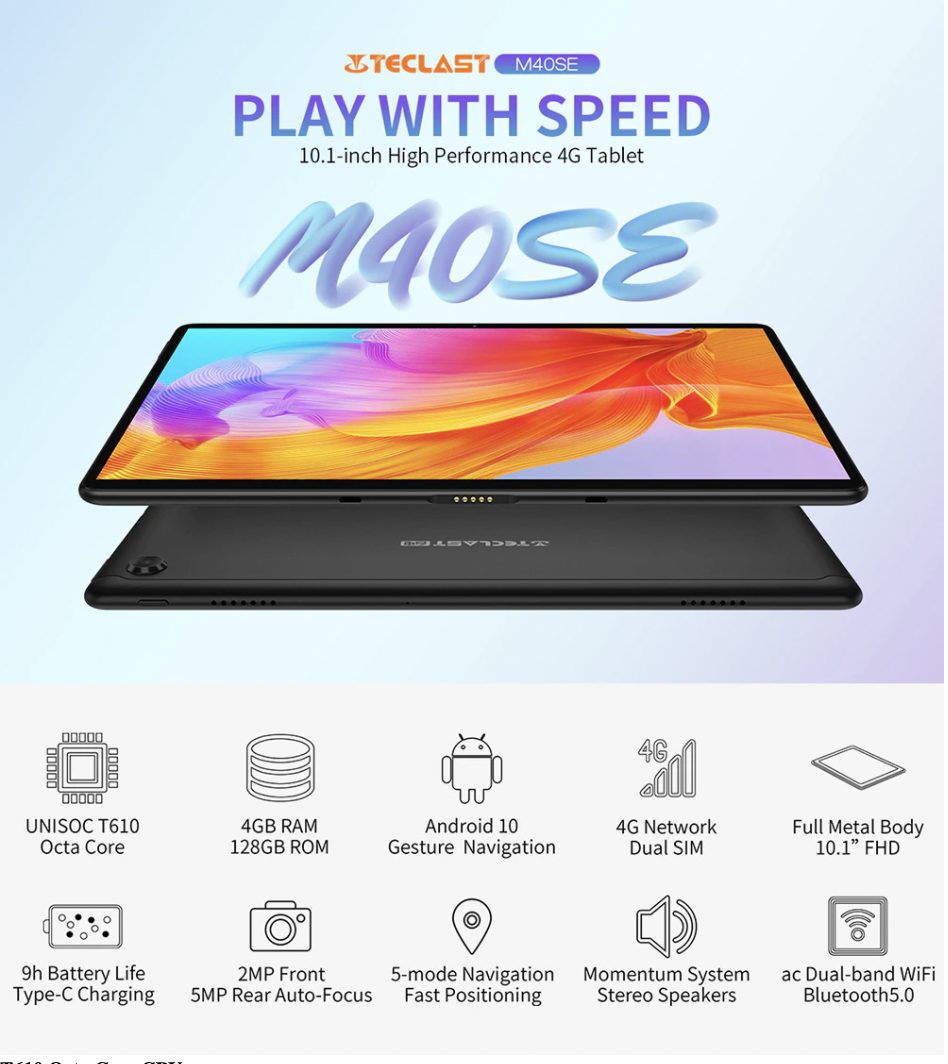מלך המשתלמים החדש! טאבלט Teclast M40SE במחיר רצפה! צילום מסך 2021-08-08 ב-12.21.17