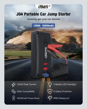 בוסטר הנעה חזק לרכב iMars J04 1200A