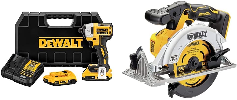 סט מברגת אימפקט DEWALT 20V MAX XR ועוד כלי כגון מסור עגול, מפוח.. 51sP39IUTOL._AC_SL1001_