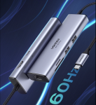 מפצל ה UGREEN USB C HUB 4K 60Hz  הכולל תמיכה בוידאו עד 4K60Hz!