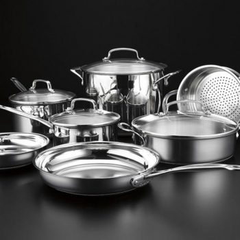 סט סירים 11 חלקים שף קלאסי Cuisinart 77-11G בקופון ענק!