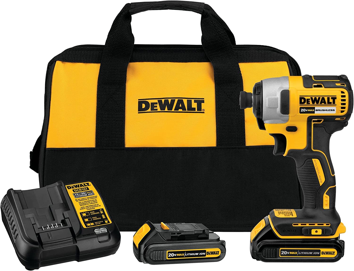 סט מברגת אימפקט מטורפת 20V של Dewalt מדגם DCF787C2 81iNvQfH7gL._AC_SL1500_