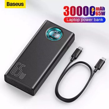 מטען נייד Baseus PD 65W Power Bank בנפח מטורף של 30א' מיליאמפר במחיר שווה!