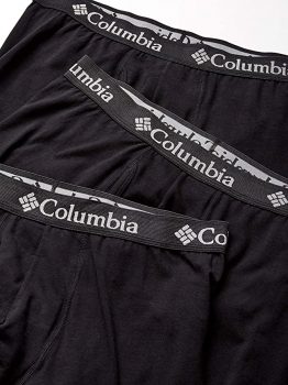 3 תחתוני בוקסר נמתחים מכותנה של Columbia לגברים במחיר שחיטה!