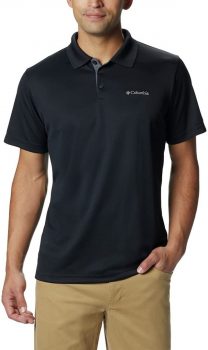 חולצת פולו שרוול קצר Columbia Utilizer Polo צבע שחור בחצי מחיר!