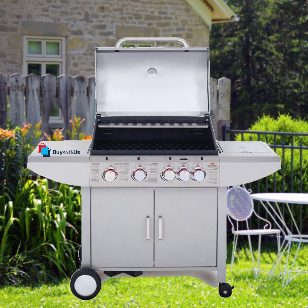 גריל גז 4 מבערים פרמיום + כירת צד מבית SMART GRILL גריל גז 4 מבערים פרמיום SMART GRILL KYQ-6S A