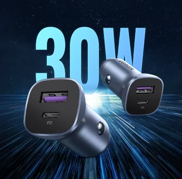 מטען כפול לרכב Ugreen Quick Charge 4.0 30W!