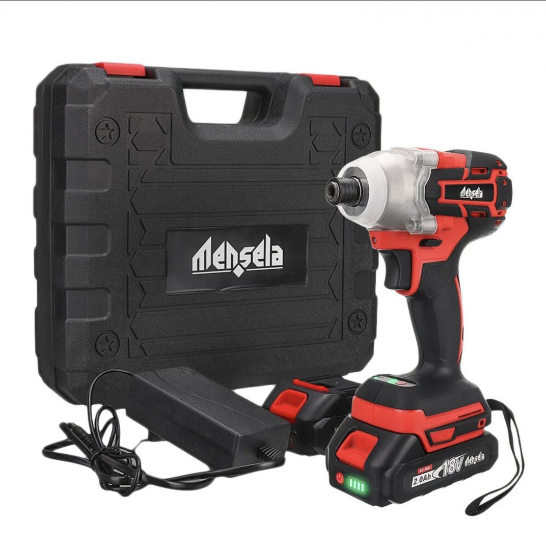 מברגת אימפקט Mensela ID-L1 18V בערכה הכוללת 2 סוללות(תואמות מקיטה!) ומזוודה! Mensela ID-L1
