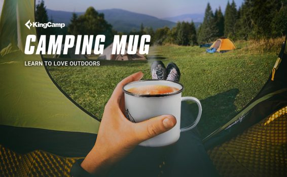 2 כוסות קמפינג עמידות עשויות אמייל KingCamp במחיר אש