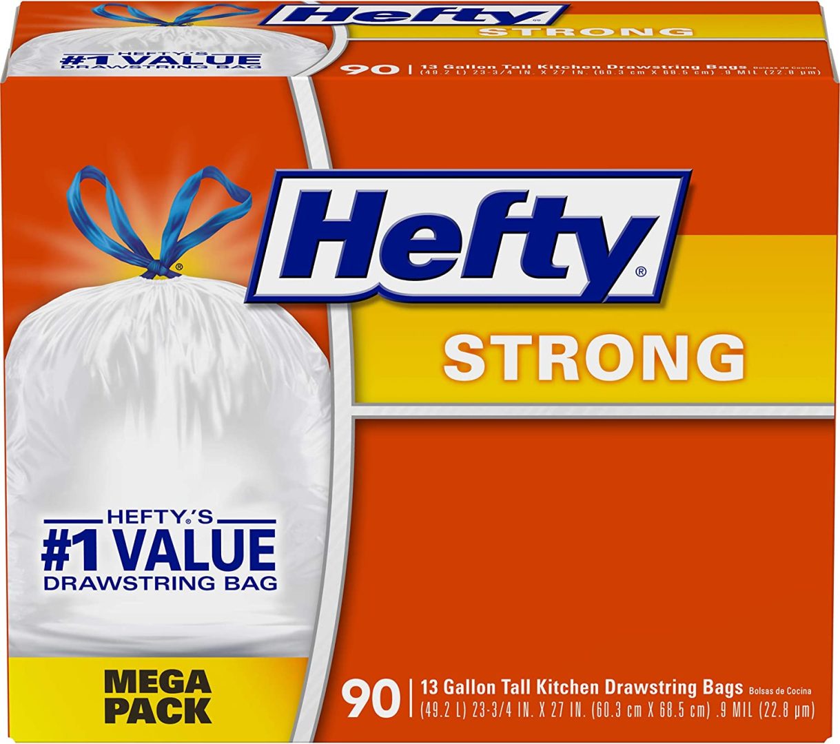 חגיגת שקיות אשפה Hefty באמזון! מארז 120 שקיות זבל גדולות (כ-50 ליטר) עמידות עם שרוך במחיר שובר שוק! 813xRuyKMbL._AC_SL1500_ (2)