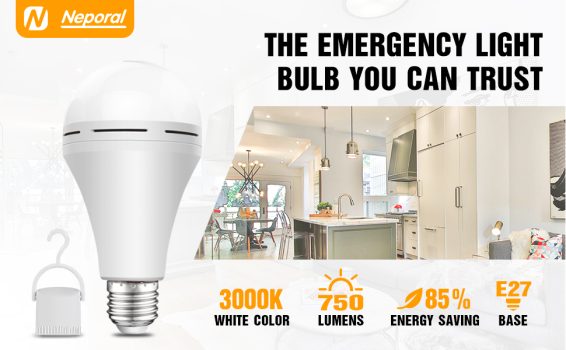 גאוני! נורות LED נטענות 15W מבית Neporal להפסקות חשמל בחצי מחיר!