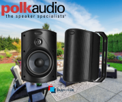 זוג רמקולים חיצוניים Polkaudio ATRIUM4 במחיר הזול אי פעם!!