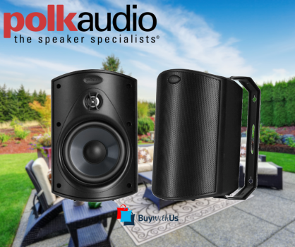 זוג רמקולים חיצוניים Polkaudio ATRIUM4 במחיר מעולה!!