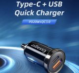 Essager USB Car Charger USB Type C Quick Charge QC 3.0 QC3.0