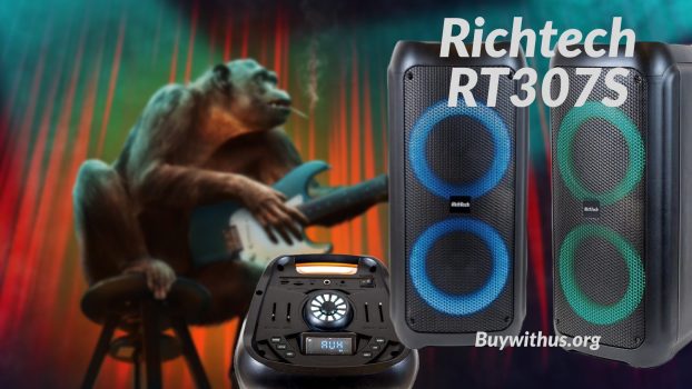 בידורית קריוקי ניידת 6X2 אינץ RICHTECH RT307S במחיר כיסוח מטורף!