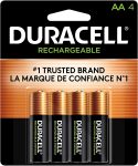סוללות AA נטענות Duracell 2500mAh – חבילה של 4 יחידות