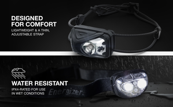 איזה מחיר! זוג פנסי ראש ENERGIZER LED Headlamp PRO בריסוק מחיר!