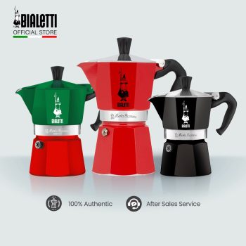 המָקִינֵטָות המפורסמות של Bialetti במחיר הזול בעולם בסייל בלעדי! כי אין כמו קפה מוקה טרי!