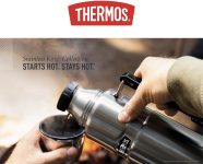 תרמוס Stainless Steel King  ליטר של Thermos בנפח 1.18 ליטרים במחיר משוגע!