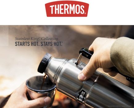 תרמוס Stainless Steel King  ליטר של Thermos בנפח 1.18 ליטרים במחיר משוגע!