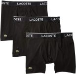 מארז 3 תחתוני בוקסר לקוסט Lacoste נמתחים מכותנה בחצי מחיר!