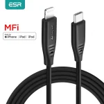 סייל נובמבר! כבל Lightning למכשירי אפל מאושר MFI מבית ESR במחיר כסאח!