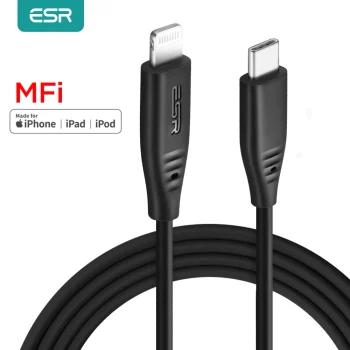 סייל נובמבר! כבל Lightning למכשירי אפל מאושר MFI מבית ESR במחיר כסאח!