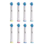 מארז 8 ראשים חלופיים למברשות שיניים חשמליות Oral B במחיר מתנה!