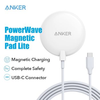 מטען מגנטי אלחוטי תואם מגסייף MagSafe מבית אנקר ANKER במחיר שווה!