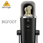מיקרופון קונדנסר USB ברינגר Behringer BIGFOOT במחיר מעולה!