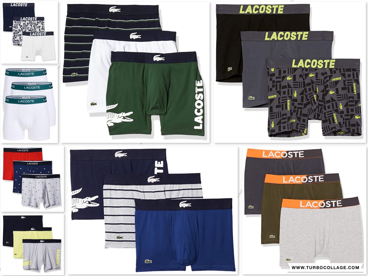 חגיגה! בוקסרים מעוצבים משובחים מבית Lacoste בשליש מחיר! סשדסשסד