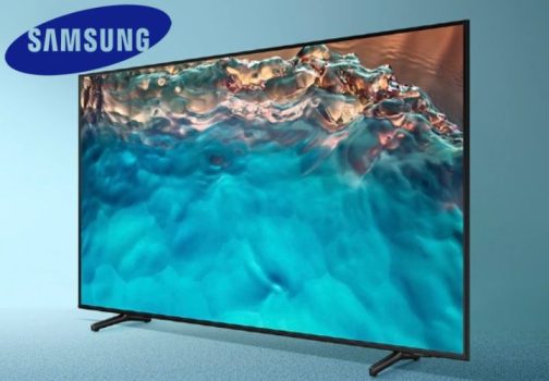מסך "75 SAMSUNG UE75BU8100 LED במחיר בלעדי שווה!