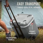 צידנית קולמן Coleman בנפח 62 ליטר עם גלגלים מסדרת 316 Ice Chest במחיר מדהים!
