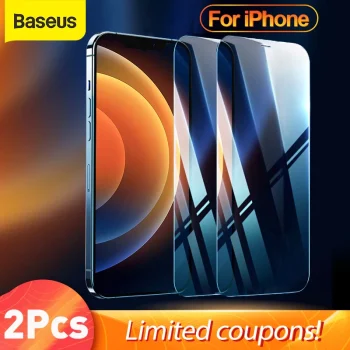 זוג מגני זכוכית HD לאייפון מבית Baseus במחיר מתנה!