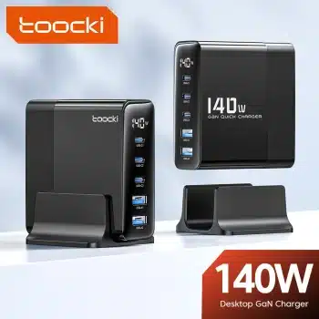 תחנת טעינה מפלצתית עד Toocki 140W במחיר של פעם באף פעם!