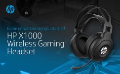 אוזניות גיימינג אלחוטיות HP X1000 במחיר חיסול מטורף!