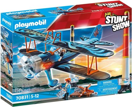 פליימוביל מטוס פעלולים Playmobil Air Stunt Show Phoenix Biplane