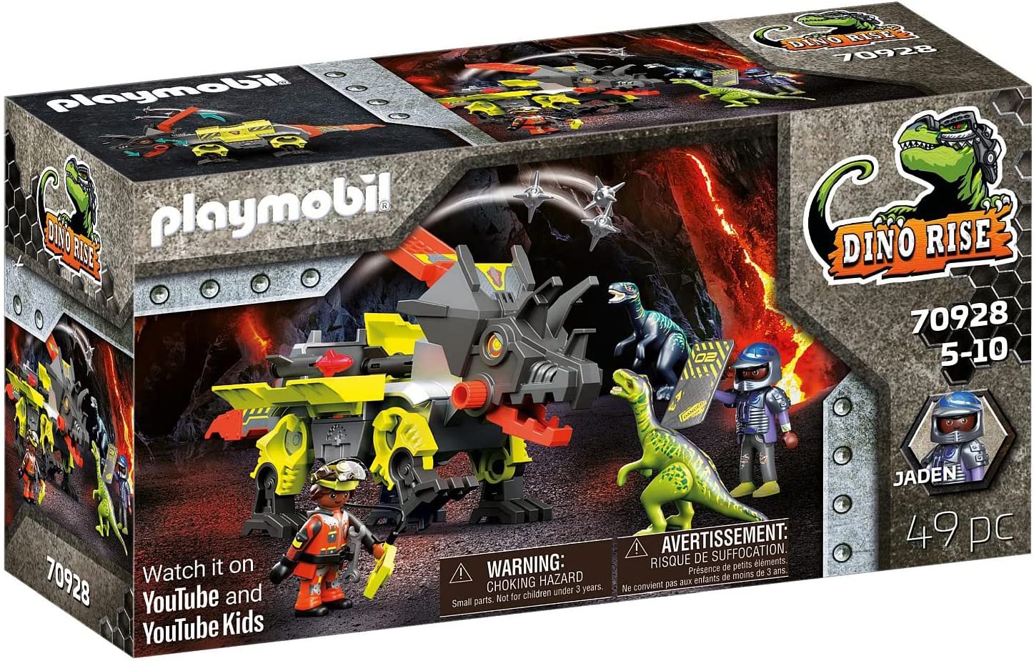 Playmobil פליימוביל 70928 רובוט דינוזאורים Playmobil פליימוביל 70928 רובוט דינוזאורים
