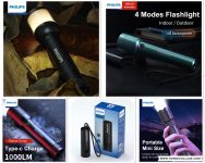 חגיגת פנסים נטענים Philips במחירי טרפת!
