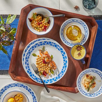 קורנינג קורל Corelle Cobalt Circles – סט 12 חלקים ל4 סועדים